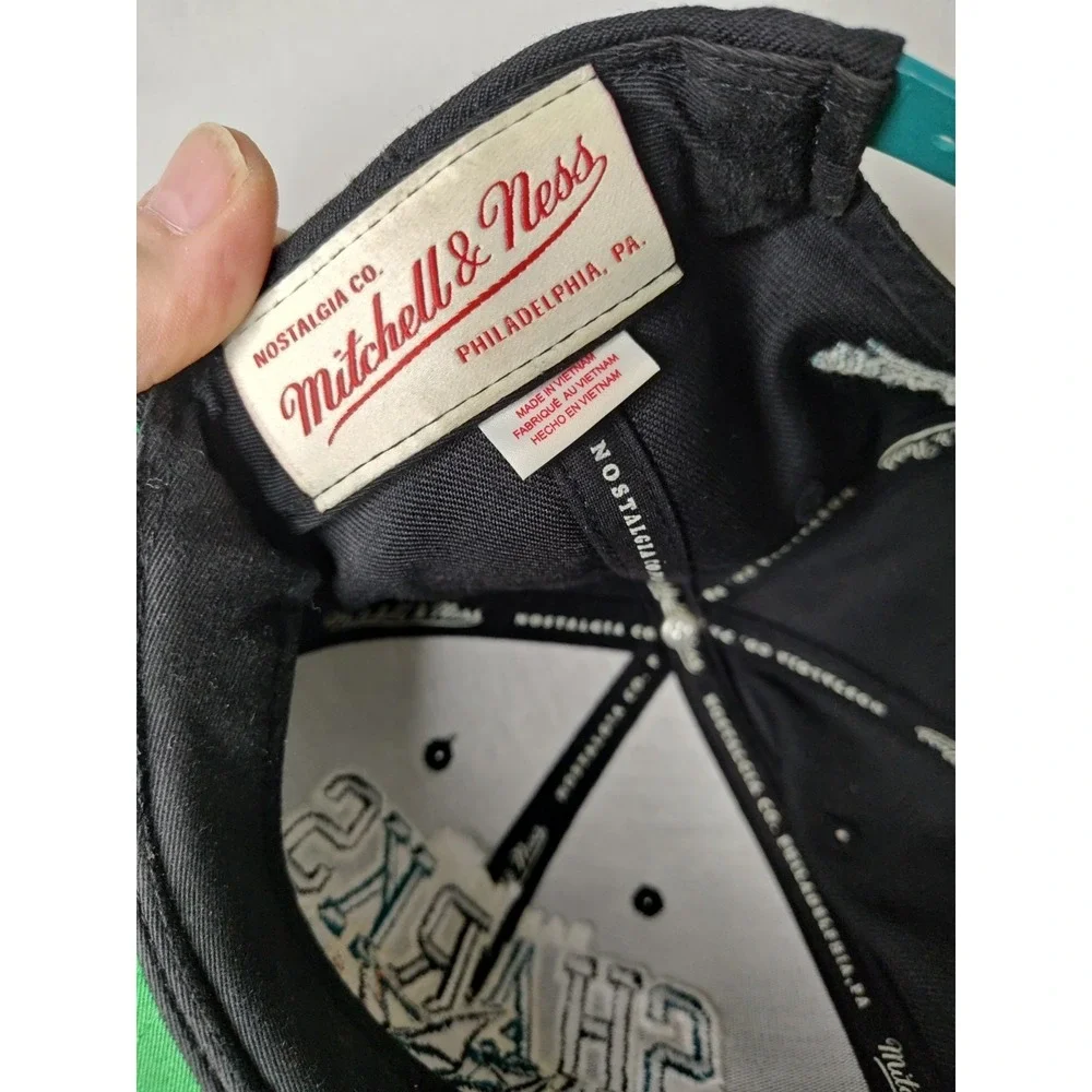 Mitchell & Ness San Jose Sharks Teal Black Snapback Hat‎ NHL Hockey July 2012